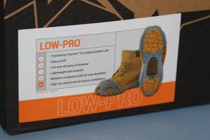 lot 149 image: Low-Pro Trungsten Carbide Studded Industrial Strength Compact Light Weight Winter Walking Ice Cleats