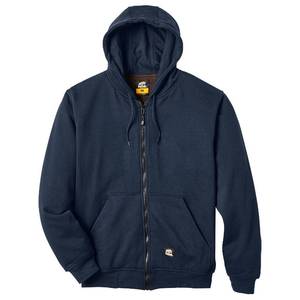 lot 141 image: NEW - Berne SZ101 Heritage Thermal-Lined Hooded Navy Sweatshirt - Size 2XL
