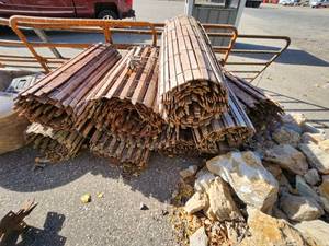 Wooden Slat Snow fencing - appx 400