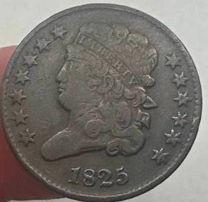 1825 Half Cent