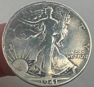 1941 Walking Half Dollar