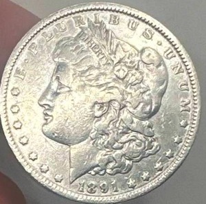 1891 Morgan Silver Dollar
