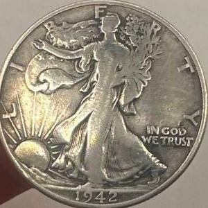 1942 Walking Liberty Half Dollar