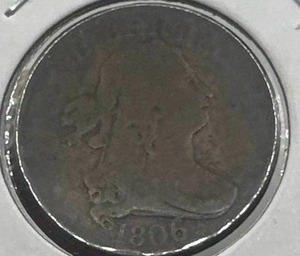 1806 Draped Bust Half Cent