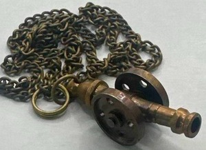Brass Cannon Necklace