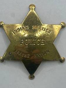 Apache Nation Brass Badge