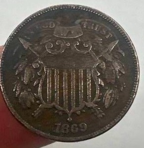 1869 Shield Nickel