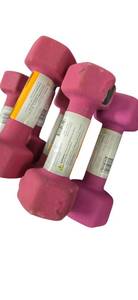 lot 81 image: Six 5LB CAP Dumbbells (new but dirty from a trailer crash)