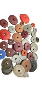 lot 11 image: Over 200LB of Mixed brands of one-inch weight plates