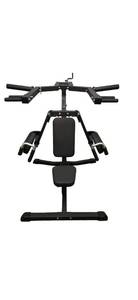 lot 59 image: New and Assembled Titan Fitness Plate-Loaded Deltoid and Shoulder Press Machine, 700 LB Capacity, Upper Body Strength Training for Chest Back Shoulders Pecs Delts