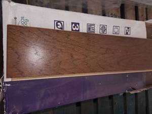 lot 31 image: 4 boxes brushed cashmere vintage hickory engineered hardwood flooring