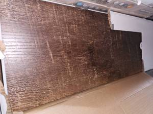 lot 106 image: 3 boxes lifeproof Copperhill vinyl flooring