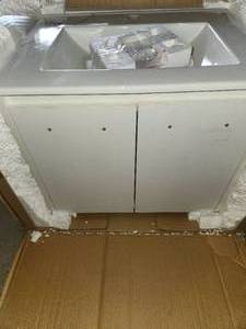 lot 108 image: 24x19 wall mount vanity cabinet