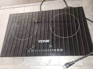 lot 114 image: Vevor 2 burner induction hotplate
