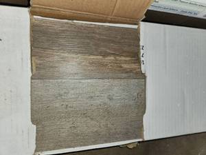 lot 122 image: 46sqft harvest distressed wood peel and stick Vinyl plank flooring