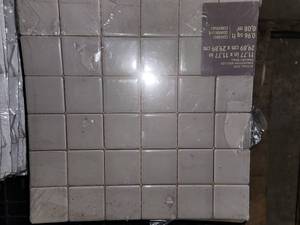 lot 136 image: Allen Roth pearl mosiac tile