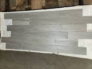 lot 160 image: 4 boxes grey mosiac tile