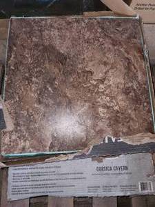 lot 175 image: 90sqft corsica cavern 18x18 peel and stick Vinyl tile