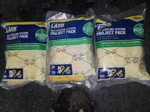 lot 190 image: 3-100 packs tile leveling system