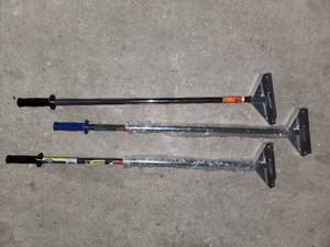 lot 205 image: 3 Adjustable floor scrappers