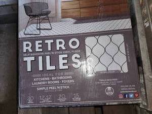 lot 237 image: 40sqft scallop peel and stick Vinyl tile