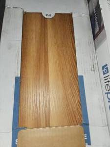 lot 158 image: 2 boxes lifeproof Pinecrest place oak 22mil vinyl flooring