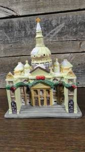 lot 13 image: Ceramic Christmas Cathedral-#95693- St. Peters Basilica Vatican City, Rome