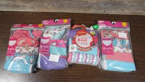 lot 41 image: Mixed Lot of Girls Briefs-Approx. 20-Some Open Packs(Incomplete)-New-Size 12 & 2T3T