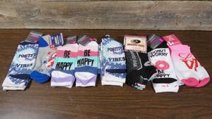 lot 44 image: Mixed Lot of 10 Pairs of Ladies Socks-Sizes 4-10 & 9-11