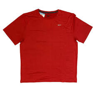 lot 81 image: Red - Reebok Mens Easy Fit SPEEDWICK Moisture Wicking Mesh Back Panel Active-XL