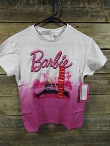 lot 99 image: Licensed Ladies Barbie Tee-White-X-Small