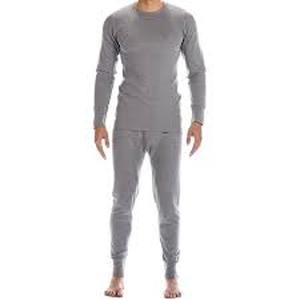 lot 156 image: Pair of Mission Ridge Mens Premium Thermal Top & Bottoms-Gray-2XL
