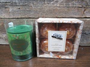 lot 184 image: Candles Lot-Balsam Fir & Pumpkin Scented