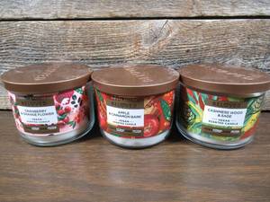 lot 196 image: Set of 3 Beloved Scented Vegan Candles