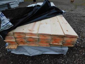 1 x 8 Ponderosa Pine Reversible #3 Tongue & Groove - 1672 Linear Feet