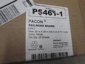 lot 26 image: Pacon 54611 Peacock Six-Ply Railroa...