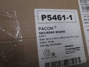 lot 29 image: Pacon 54611 Peacock Six-Ply Railroa...