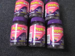 lot 85 image: 6- 24 ct Pepto PM Gummies...