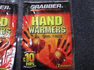 lot 113 image: 10 pr Grabber Hand Warmers...