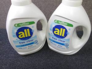 lot 146 image: 2- 88 oz All Free & Clear Laundry D...