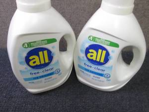 lot 147 image: 2- 88 oz All Free & Clear Laundry D...