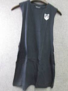 lot 184 image: 4 Small Gym Wolf Athletic Tanks NWT...