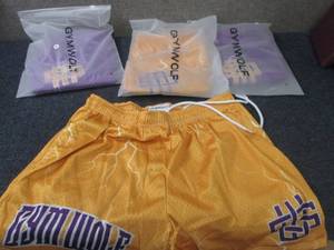 lot 203 image: 4 Pair Gym Wolf Mens Athletic Shor...