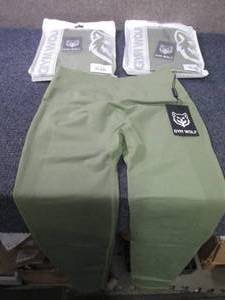 lot 210 image: 3 Pair Ladies Small Gym Wolf Scrunc...