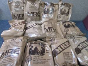 lot 226 image: Sealed Case of 12 MREs Meal Ready ...