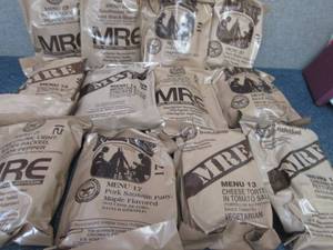 lot 229 image: Sealed Case of 12 MREs Meal Ready ...