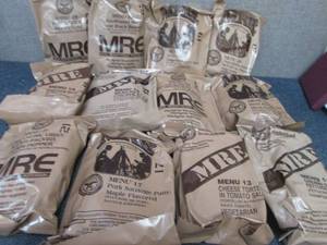 lot 237 image: Sealed Case of 12 MREs Meal Ready ...