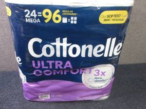 lot 244 image: 24 Mega Rolls Cottonelle Ultra Comf...