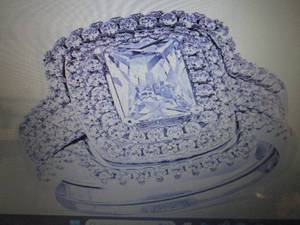 lot 277 image: Sofia B. Rhodium Over Sterling Silv...