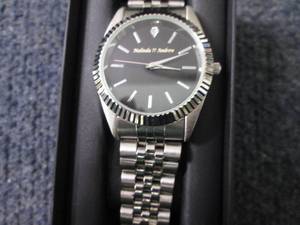 lot 283 image: Pre-Personalized Black Dial Stainle...